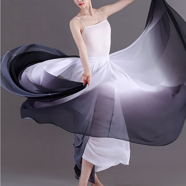  Danse de Salon Ballet Jupes Tulle Femme Utilisation Entraînement Mousseline de soie