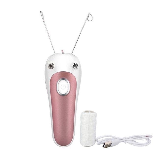  Electric Facial Hair Remover Female Body Leg Face Cotton Thread Epilator Shaver Mini Women Hair Removal Beauty Machine Valentine's Day Gift