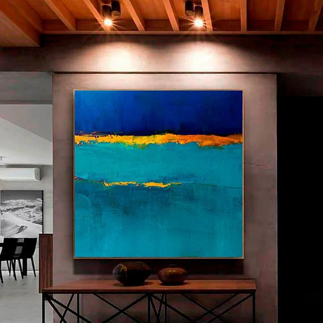 Handmade Oil Painting Canvas Wall Art Decoration Modern Light Luxury Style Abstract for Home Decor Rolled Frameless Unstretched Painting 12