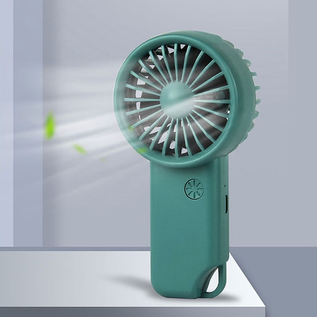  Handheld Fan Portable Quiet Operation 1pc Portable Mini Fan USB Charging Small Fan Pocket Fan For Home Office Indoor Outdoor 3 Speed USB Rechargeable Portable Small Fan