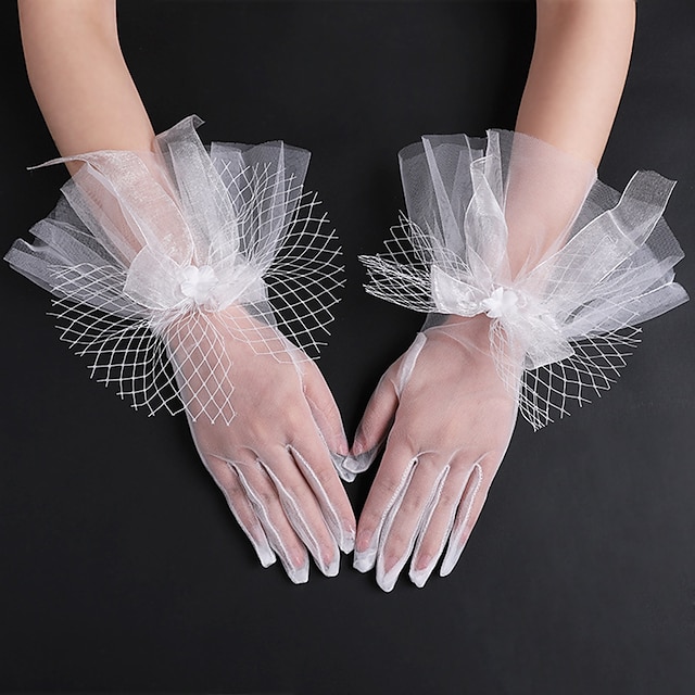 Elegant 1950s 1920s Gloves Bridal Audrey Hepburn The Great Gatsby Women ...