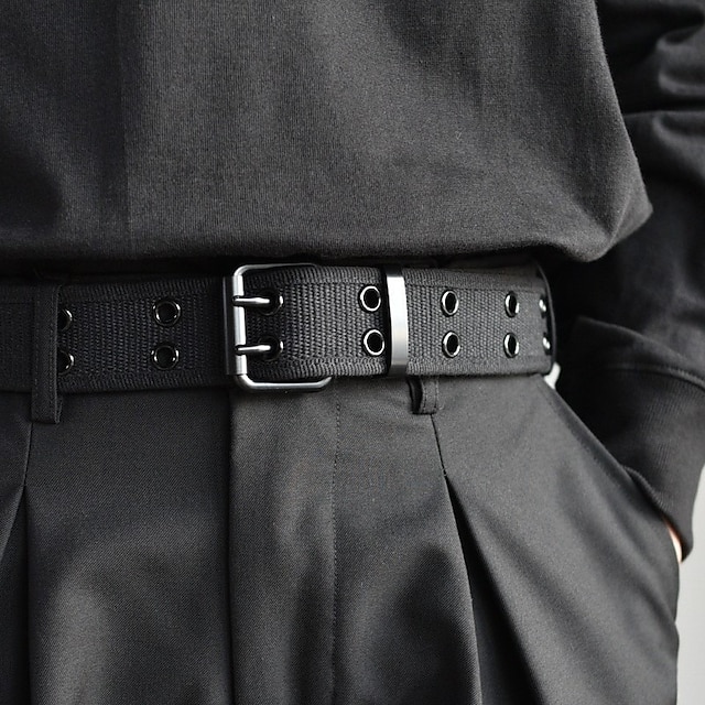  Men's Belt Tactical Belt Nylon Web Work Belt Black Blue Canvas Alloy Modern Contemporary Military Army Plain Daily Wear Vacation Going out