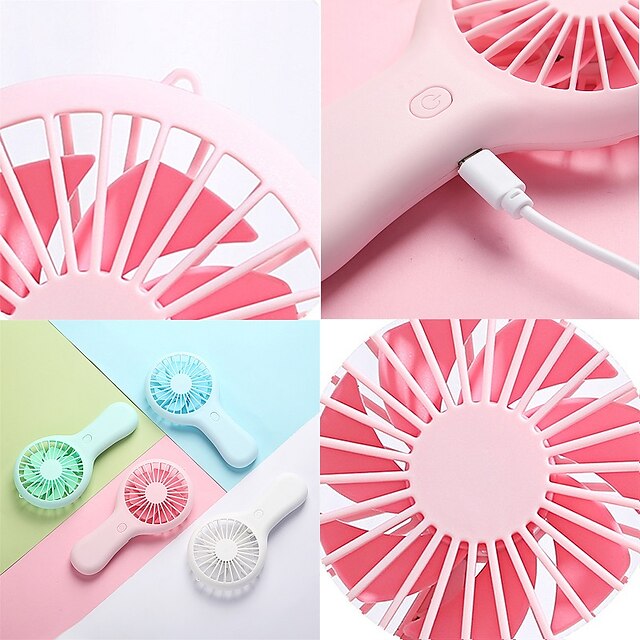 مروحة صغيرة محمولة مروحة محمولة عملية هادئة 1 قطعة USB شحن مروحة صغيرة مروحة جيب للمنزل مكتب داخلي في الهواء الطلق 3 سرعات USB قابلة للشحن هدية مروحة صغيرة محمولة