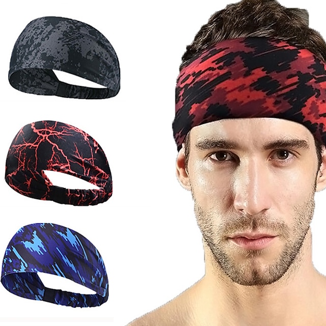  Men's 1 PCS Headbands Sweatband Sports headband Bandana Hairband Breathable Soft Sweat wicking Mask Streetwear Athleisure