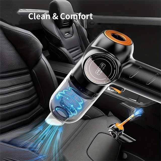  Multifunction Car Vacuum Cleaner 2 In 1 Car Portable Handheld Car Small Mini Vacuum Cleaner High Power Dust Remover Outdoor Pump For Car Home