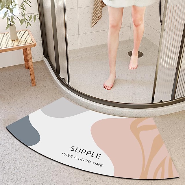  tappetino da bagno in terra di diatomee antiscivolo modello in marmo arcuto porta del bagno super assorbente tappetino ad asciugatura rapida zerbino per porta d'ingresso tappetino antiscivolo
