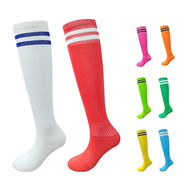  Thin Over-the-knee Football Socks Adult Children Training Basketball Socks Non-slip Sweat-absorbing Breathable Long-tube Sports Football Socks