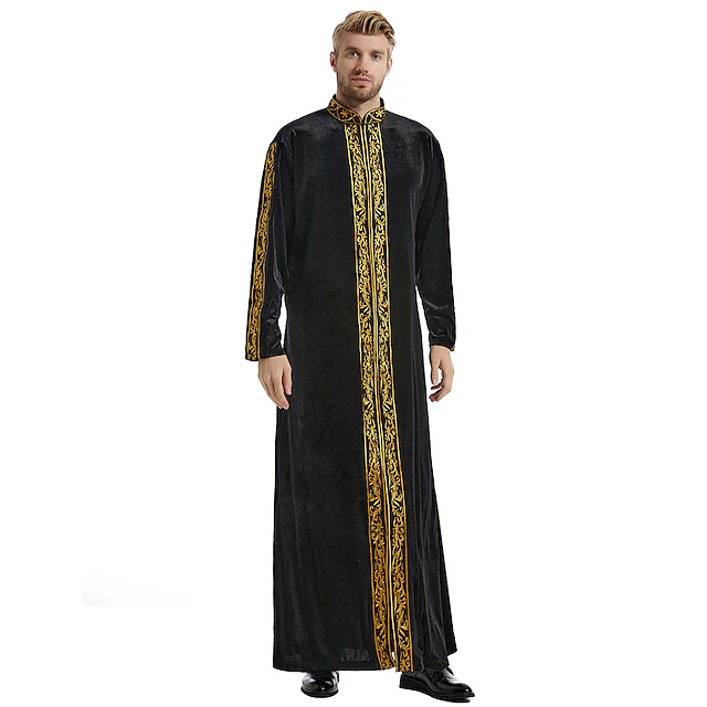 Men's Robe Thobe / Jubba Religious Saudi Arabic Arabian Muslim Ramadan ...