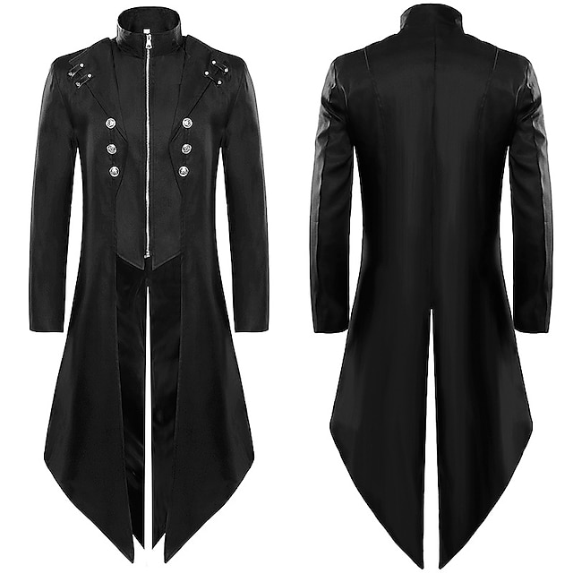 Plague Doctor Punk & Gothic Medieval Steampunk 17th Century Coat Trench ...