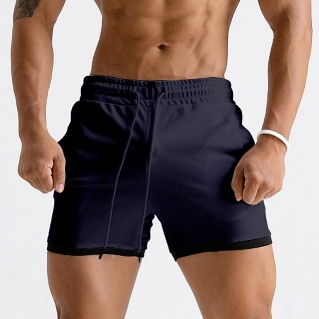 Shorts Capri Décontractés Pour Hommes - Sport, Poches Zippées, Coupe Slim, Coton élastique