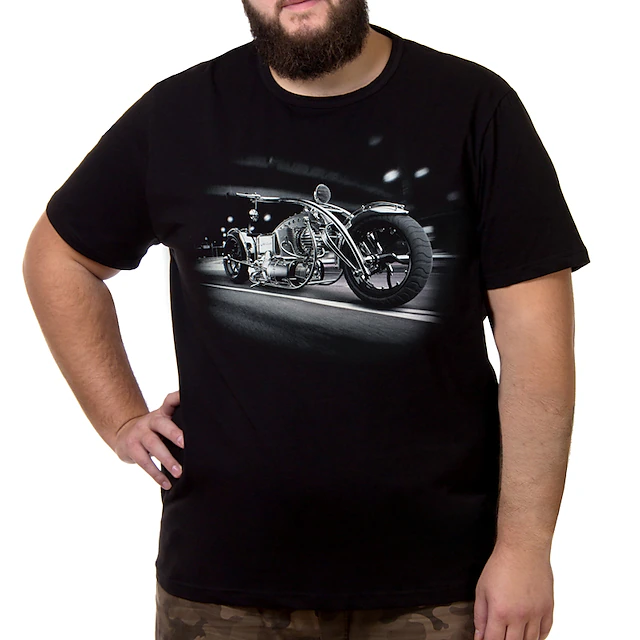 Men's Plus Size Big Tall T shirt Tee Tee Crewneck Black White Navy Blue Short Sleeves Outdoor Going out Print Graphic Prints Clothing Apparel Cotton Blend Streetwear Stylish Casual 6