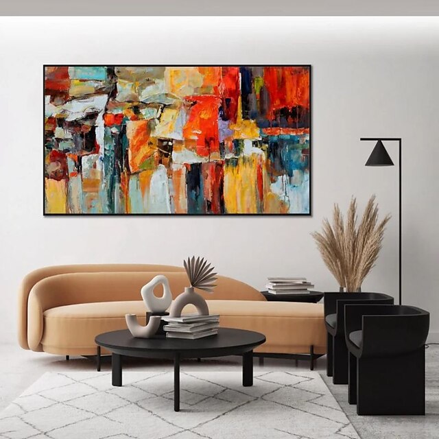 Handmade Oil Painting Canvas Wall Art Decoration Modern Abstract for ...