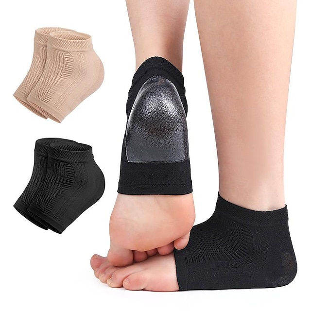 Women's Nylon Shoe Cover / Heel Protection Patch Anti-Wear Nonslip Fixed Casual / Daily Nude / Black 1 Pair All Seasons