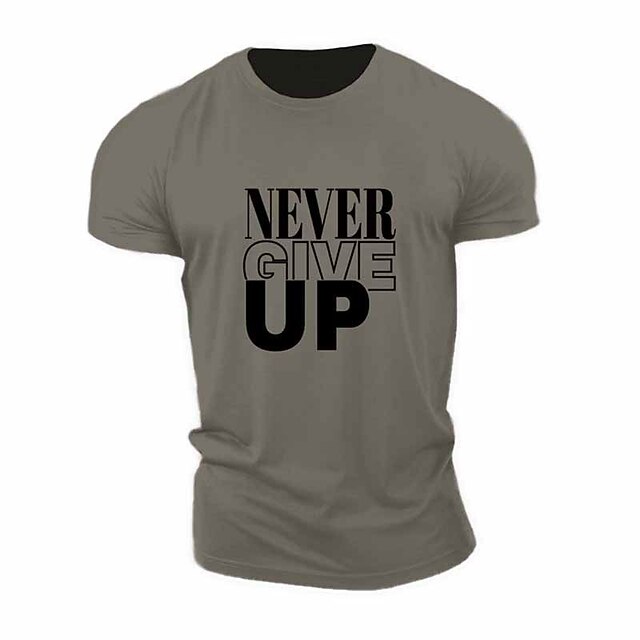 Men's 100% Cotton T Shirt Casual Style Classic Style Cool Shirt Letter ...