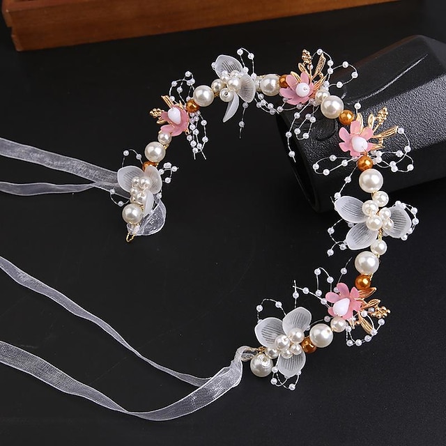  Bandeau de mariée en argent diadème en cristal pour les femmes coiffes de mariage de perles pour la mariée accessoires de cheveux pour la fête d'anniversaire de bal