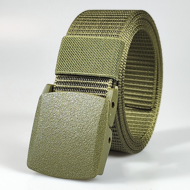  Men's Belt Tactical Belt Nylon Web Work Belt Black Yellow Knitted Fabric Military Army Plain Daily Wear Going out Weekend
