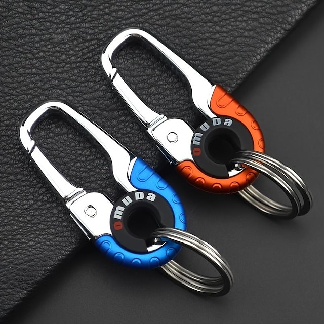  Car Key Chain, Metal Key Ring Creative Alloy Key Chain Key Ring Pendant With Detachable Keyring For Men Belt Clip