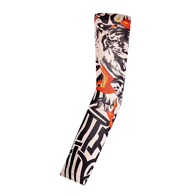 Flower Arm Tattoo Sleeve Seamless Outdoor Riding Tattoo Sun Protection