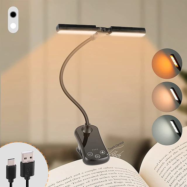 Book Lights 14 LEDs For Reading In Bed Touch Control Reading Light With Book lights 14 leds for reading in bed touch control reading light with