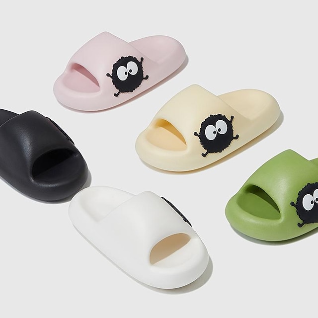  Cartoon Small Briquettes Eva Thick-soled Slippers Indoor And Outdoor Cute Wear Slippers Summer Trend Female Sandals And Slippers