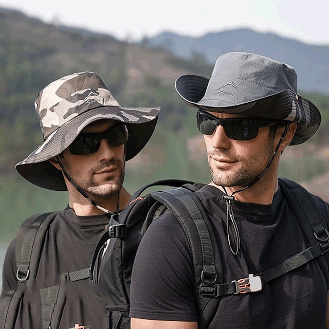 Men's Women's Sun Hat Bucket Hat Fishing Hat Summer Outdoor Packable