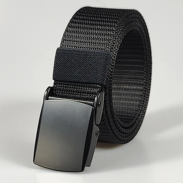 Men's Belt Tactical Belt Nylon Web Work Belt Black Yellow Nylon Military Army Plain Daily Wear Going out Weekend 7