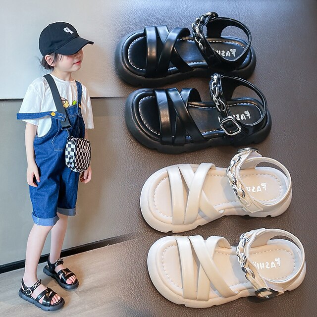 Girls' Sandals Daily Casual PU Shock Absorption Breathability Non