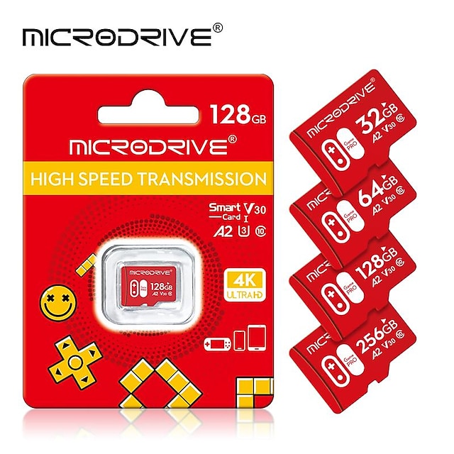  Flash drive Card 256GB Memory Cards 64GB Class 10 HIgh Speed smart mini sd memory card 32 64 128gb Cartao De Memoria TF Card
