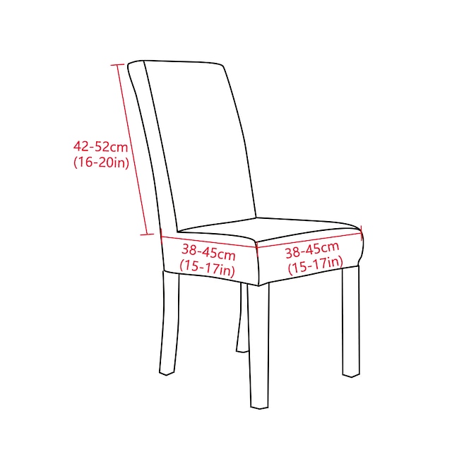 Stretch Dining Chair Cover Flexible Slipcovers for a Snug Fit