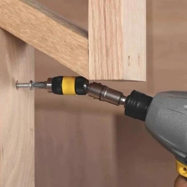  1pc chave de fenda elétrica broca de metal com reta &amplificador; modos de pivô, ferramentas de carpintaria de metal
