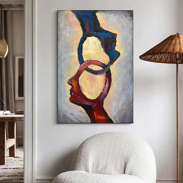 Oil Painting Handmade Big Size Painting Hand Painted Wall Art Abstract Modern People Canvas Painting Home Decoration Decor No Frame Painting Only 15