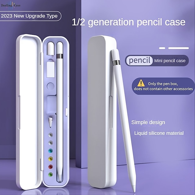  1Pc Case For Apple Pencil Protective Case Storage Box For IPad First Second Generation Pencil