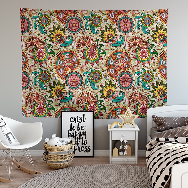  boheemi mandala roikkuu kuvakudos seinä taide iso kuvakudos seinämaalaus sisustus valokuva tausta peitto verho koti makuuhuone olohuone sisustus
