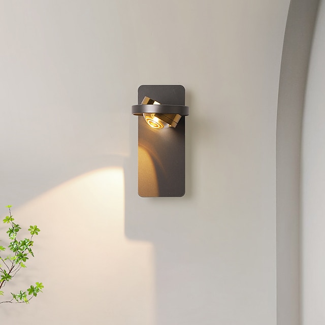  Lightinthebox LED Mini Metal Wall Lamps 5 W Creative Rotate Adjustable Wall Light Bedroom Bedside Reading Light