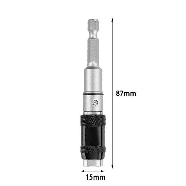 1pc Electric Screwdriver Metal Drill Bit With Straight & Pivot Modes