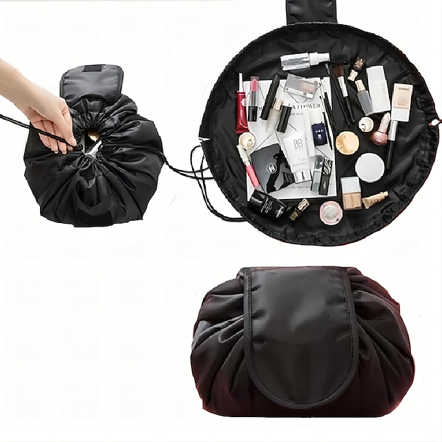  ženy stahovací kosmetická taška cestovní úložný taška na make-up organizér dámská make-up kapsička přenosný vodotěsný toaletní kufřík na krásu