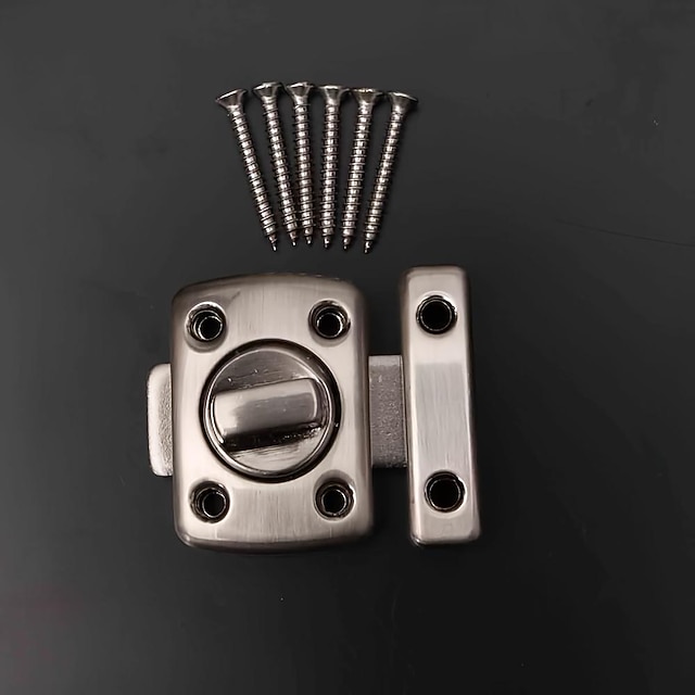 Home Security Door Lock Rotate Bolt Latch Gate Latches Door Slide Lock