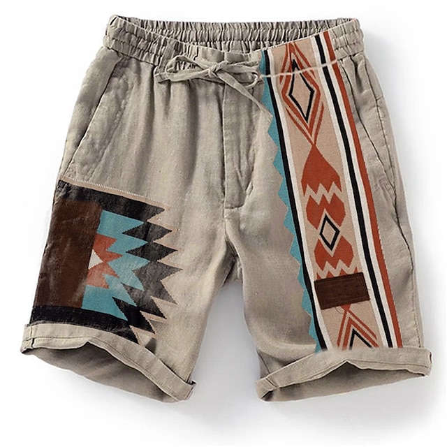  Homens Gráfico Calção Shorts de verão Shorts de praia Cintura Média Roupa de rua Havaiana Designer Casual Diário Feriado Cintura elástica Impressão 3D Com Cordão Designer Roupa