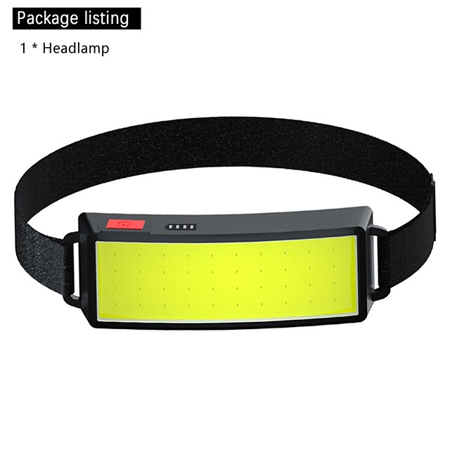  Night Fishing Camping Working Headlights Outdoor Cycling Lights USB Rechargeable Night Running Lights High-Gloss Headlights Silicone Lights