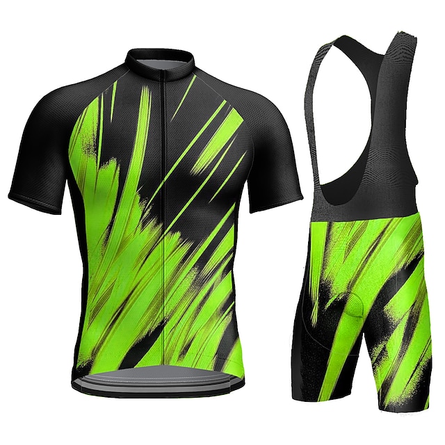  21Grams Bărbați Jersey de ciclism cu pantaloni scurți Manșon scurt Ciclism montan Ciclism stradal Galben Roșu-aprins Albastru piscină Bicicletă Confortabil la umezeală Uscare rapidă Spandex Sport