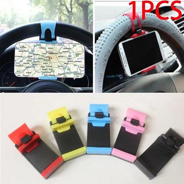 Car Holder Car Horizontal Mobile Phone Steering Wheel Mobile Navigation Bracket for All Phone