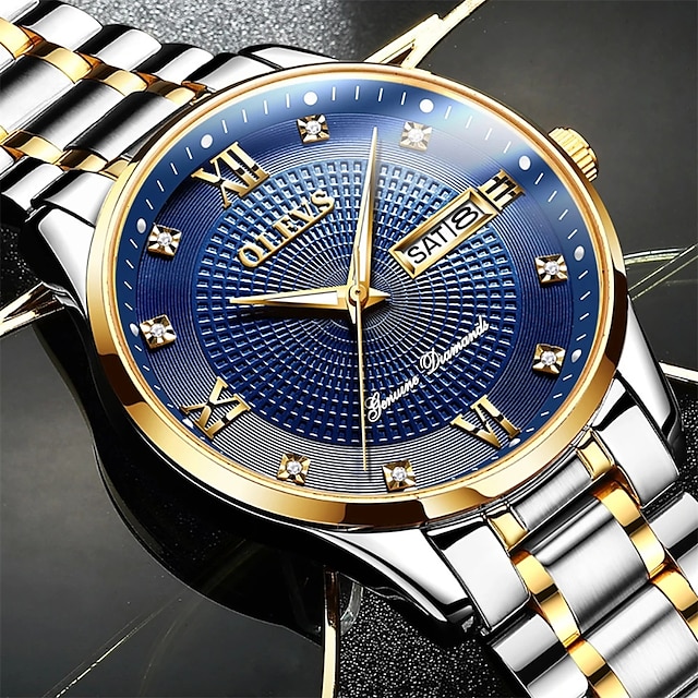 OLEVS Mechanical Watches Automatic Self Winding Male Waterproof Luminous Fashion Casual Business Watch