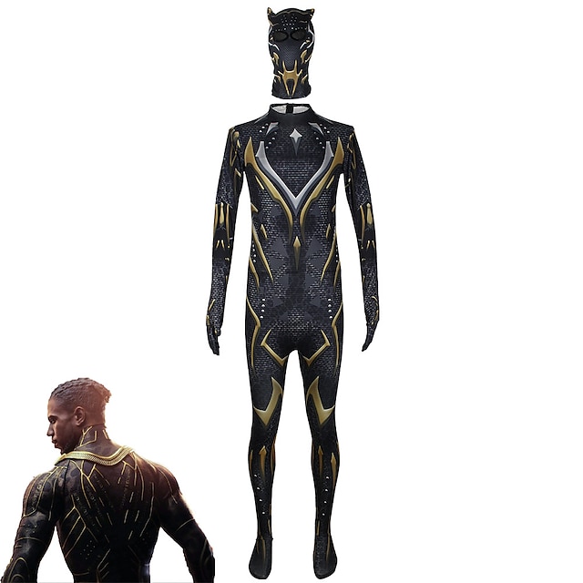  Black Panther Superhero Zentai Suits Men's Women's Movie Cosplay Cosplay Masquerade