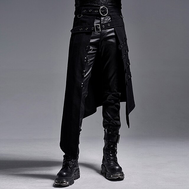  Punk och gotiskt Medeltida kostymer Steampunk Kjolar Pestläkare Herr Maskerad Vuxna Kjolar