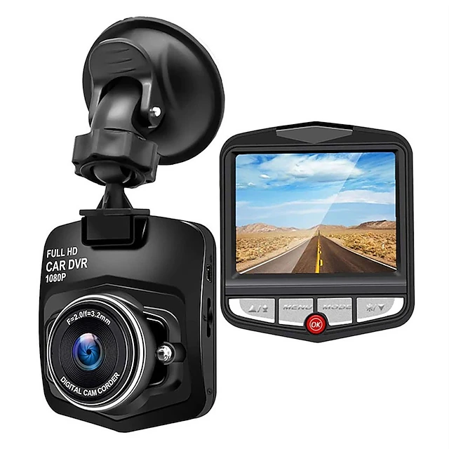 1080p New Design / Full HD Car DVR 150 Degree Wide Angle 2.4 inch IPS Dash Cam with Night Vision / motion detection / Loop recording Car Recorder 11