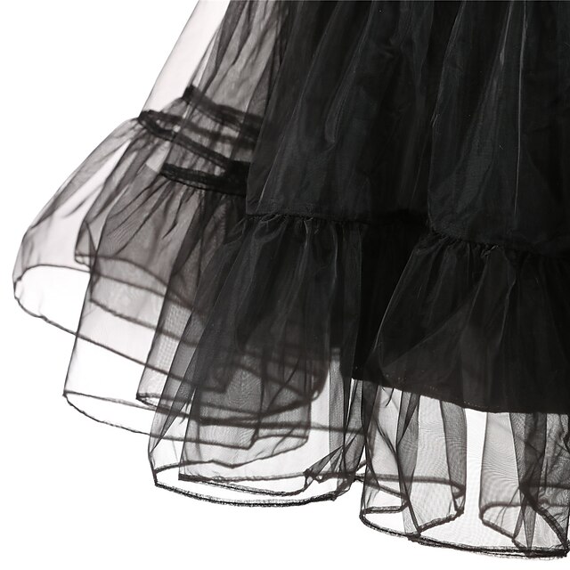 FEOYA Dames Korte Retro Petticoat Tutu Rok Ballet Bubble 50s