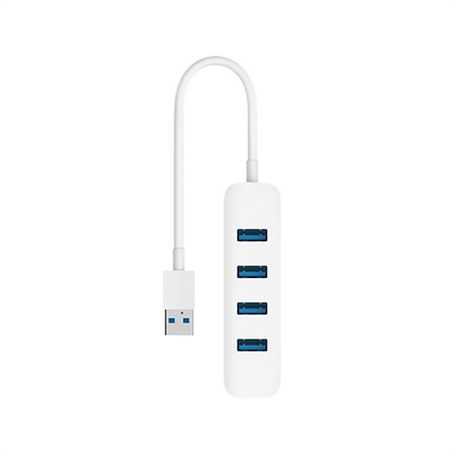  Xiaomi 4 Ports USB3.0 Hub with Stand-by Power Supply Interface USB Hub Extender Extension Connector Adapter For Tablet Computer