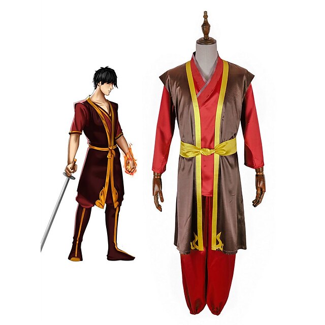  Inspired by Avatar: The Last Airbender Zuko Anime Cosplay Costumes Japanese Cosplay Suits Costume For Men's