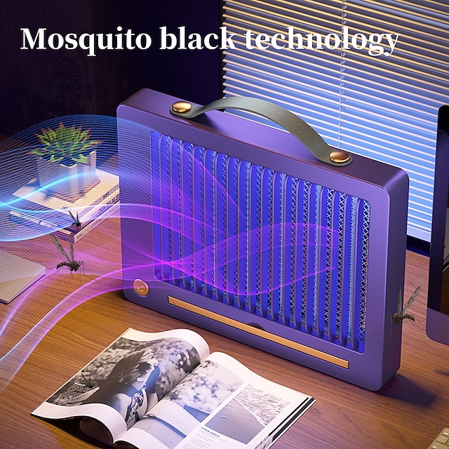  Indoor UV Bug Zapper 360 Degree Mosquito Insect Killer for Moth Wasp Fly Use in Bedroom Kitchen Office Restaurant USB Power Supply