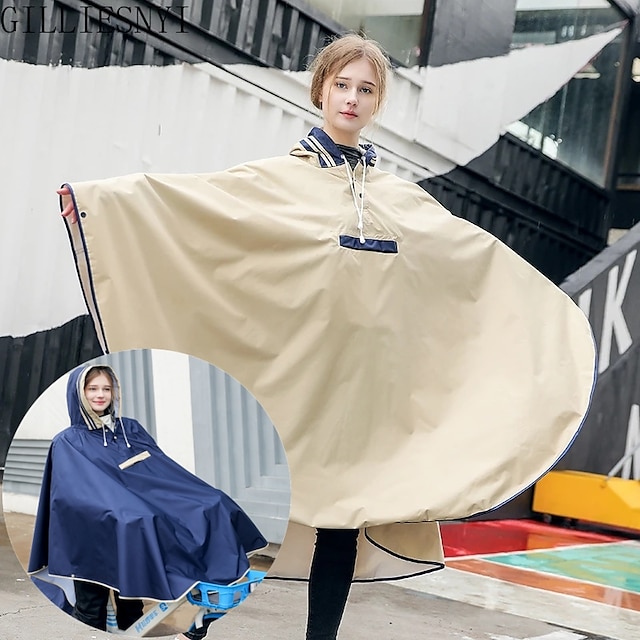  Waterproof Adult Children's Raincoat Family Camping Travel Parent-child Clothing Cloak Poncho Riding Men's and Women's Raincoats